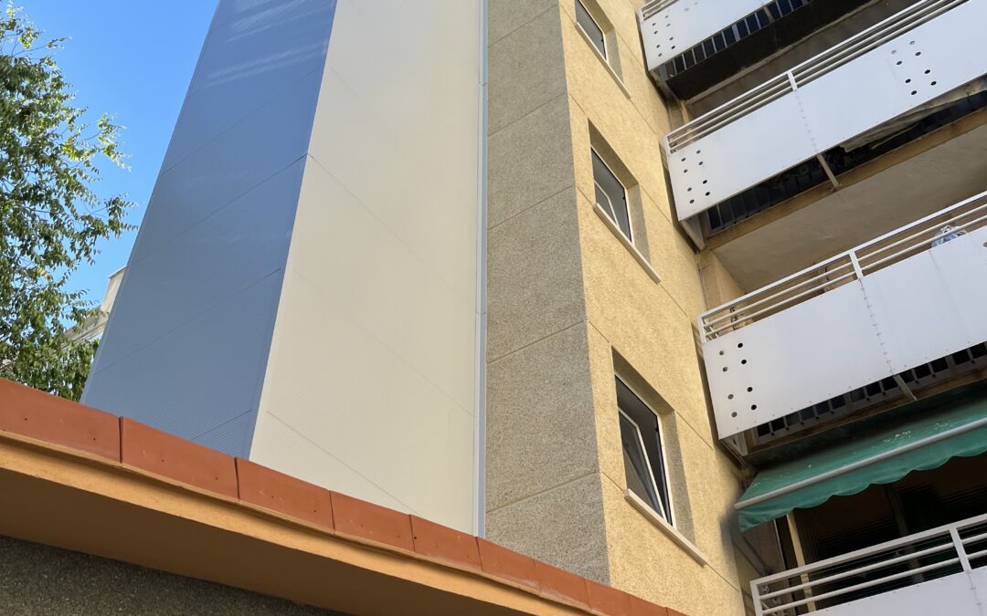 Colocación ascensor, Madrid